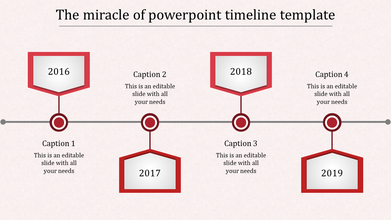 powerpoint with timeline-The Miracle Of Powerpoint with timeline-red